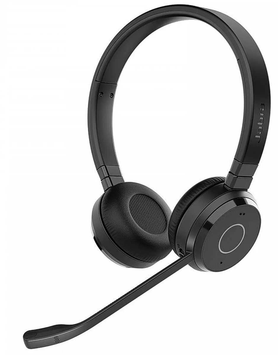 Гарнитура Jabra Evolve 65 TE,  для компьютера/мобильных устройств, накладные,  беспроводные/Bluetooth/USB, черный [6699-833-309]